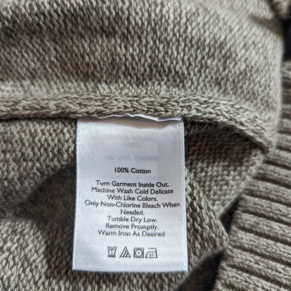 Eddie Bauer 100% cotton Brown Pullover Sweater Men’s Size XL - NWOT - Picture 11 of 13